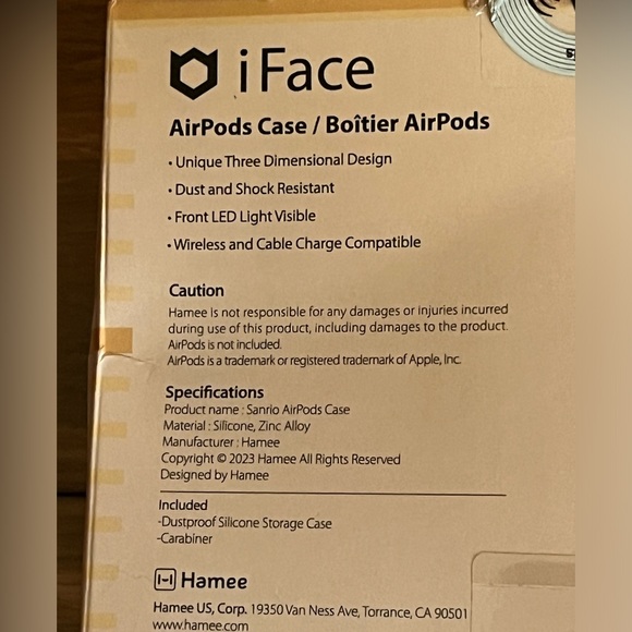 Hello Kitty and Friends My Melody AirPods Pro 2 Case NIB NWT NEW - Picture 3 of 5